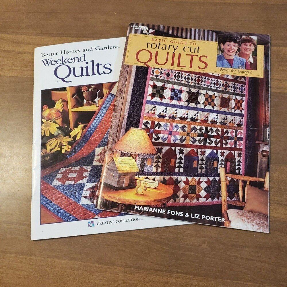 Quilt Pattern Booklets Lot Of 2 Patterns, quilting basics & instructions
